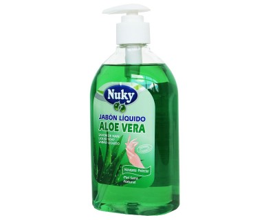 DOSIFICADOR JABON ALOE VERA NUKY 500 ML