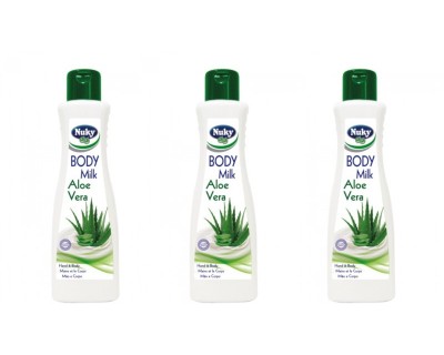 CAJA BODY MILK ALOE VERA NUKY 750 ML - 12 UNIDADES