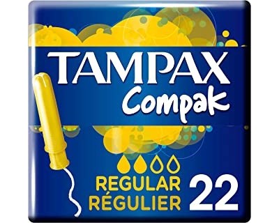 TAMPONES TAMPAX COMPAK REGULAR - 18 UNIDADES