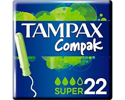 TAMPONES TAMPAX COMPAK SUPER - 16 UNIDADES