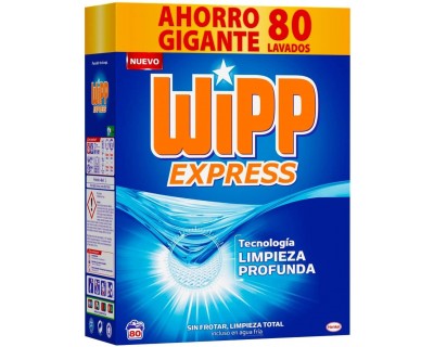 MALETA DETERGENTE EN POLVO WIPP EXPRESS 80 CACITOS