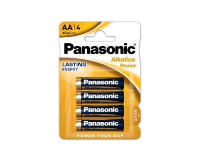 PILAS ALKALINAS AA PANASONIC 4 UNIDADES