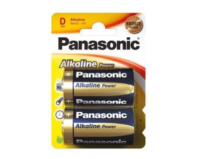 PILAS ALCALINAS D PANASONIC 2 UNIDADES