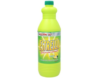 LEJIA CON DETERGENTE ESTRELLA CON LIMON - 1,35 LITROS