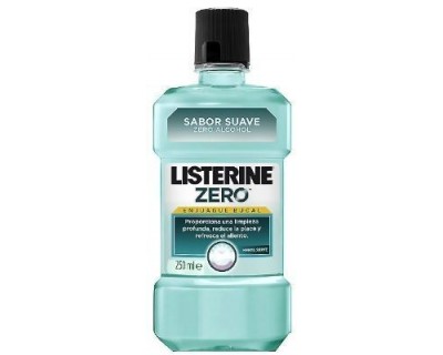 LISTERINE ZERO MENTOL 250 ML