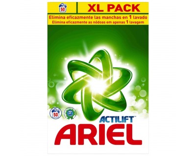 MALETA DETERGENTE ARIEL 50 CACITOS