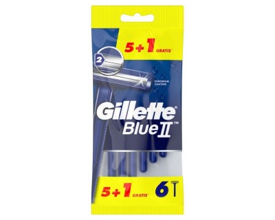 MAQUINILLAS DESECHABLES GILLETTE BLUE II - 6 UNIDADES