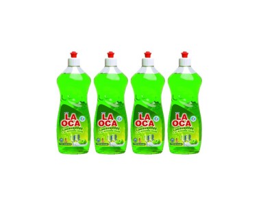 VAJILLAS MANUAL LA OCA 1 LITRO MANZANA VERDE - CAJA 15 UNIDADES