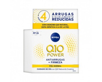 NIVEA Q10 POWER CUIDADO DE DIA FP 15 ANTI-ARRUGAS Y FIRMEZA 50 ML