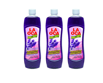 LA OCA BRILLANT 1 LITRO LAVANDA - CAJA 15 UNIDADES