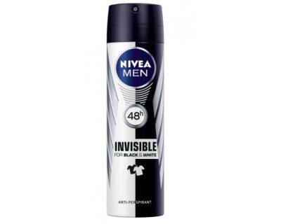 DESODORANTE INVISIBLE BLACK & WHITE NIVEA MEN 200 ML