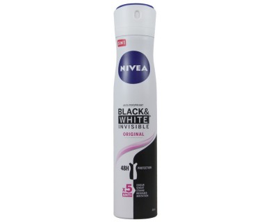 DESODORANTE INVISIBLE BLACK & WHITE NIVEA WOMAN 200 ML