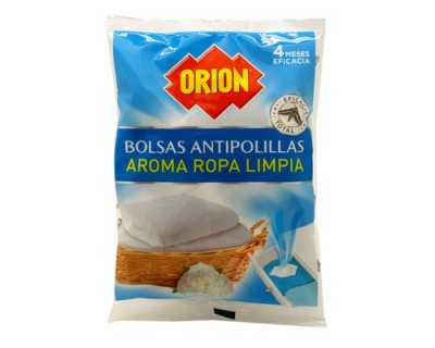 BOLSAS ANTIPOLILLAS ORION ROPA LIMPIA 20 UNIDADES