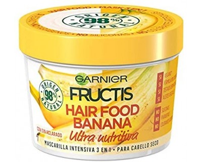 MASCARILLA FRUCTIS HAIRFOOD BANANA 390 ML