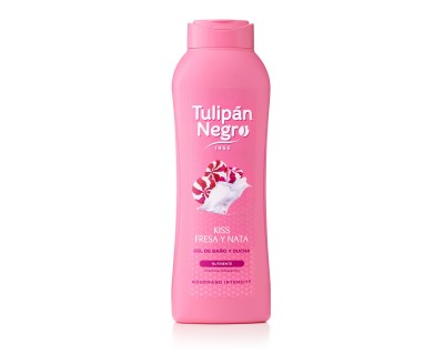 GEL DE BAÑO TULIPAN NEGRO FRESA Y NATA 650 ML