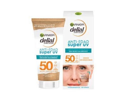 BRONCEADOR FACIAL DELIAL ANTI-EDAD SUPER UV FACTOR 50 - 50 ML