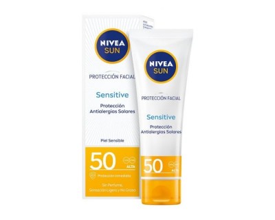 BRONCEADOR FACIAL NIVEA SUN SENSITIVE FACTOR 50 - 50 ML