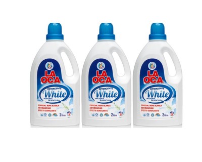 DETERGENTE LA OCA WHITE 26 DOSIS - CAJA 8 UNIDADES