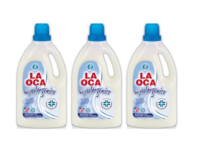 CAJA DETERGENTE LA OCA HIPOALERGENÍCO 30 DOSIS