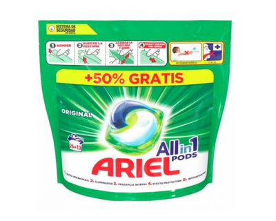  Ariel Cápsulas 3 en 1, color y estilo, 55 lavados : Salud y  Hogar