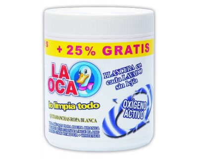 CAJA QUITAMANCHAS LA OCA CON OXIGENO ACTIVO - ROPA BLANCA - 12 UNIDADES