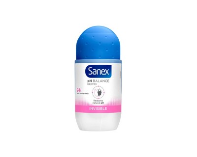 DESODORANTE SANEX DERMO INVISIBLE ROLLON 50 ML