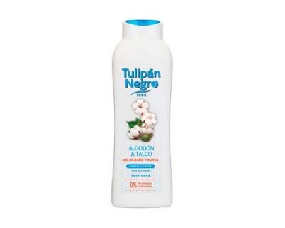 GEL DE BAÑO TULIPAN NEGRO ALGODON&TALCO 650ML