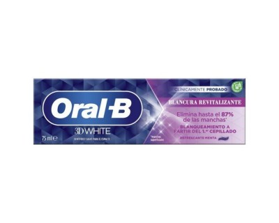 PASTA DE DIENTES ORAL B BLANCURA REVITALIZANTE 75 ML