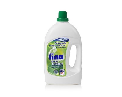 DETERGENTE LIQUIDO LINA JABON TRADICIONAL 45 LAVADOS