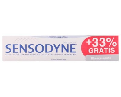 PASTA DE DIENTES SENSODYNE BLANQUEADOR 75 ML + 33% GRATIS