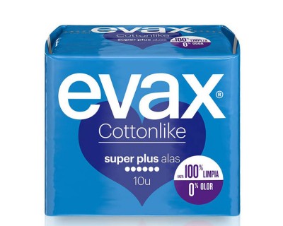 EVAX COTTONLIKE SUPER PLUS ALAS 12UNID