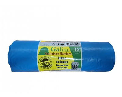 CAJA BOLSA BASURA 90X110 AZUL GALGA 160 - 21 PAQUETES
