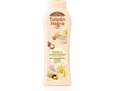 GEL DE BAÑO TULIPAN NEGRO VAINILLA & MACADAMIA 650 ML