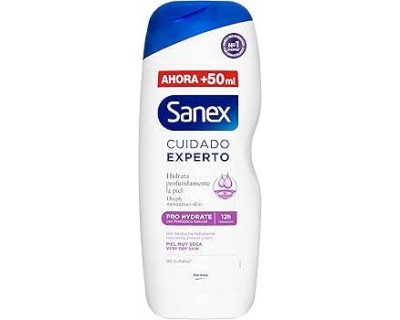 GEL SANEX PRO HIDRATANTE PIEL MUY SECA 600 ML