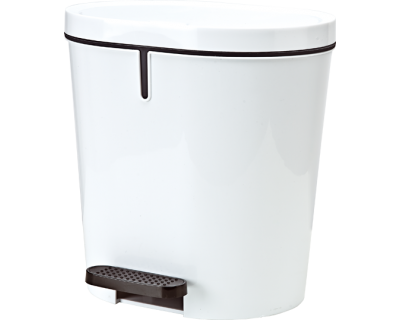 Papelera Pedalbin 8 LITROS BLANCA