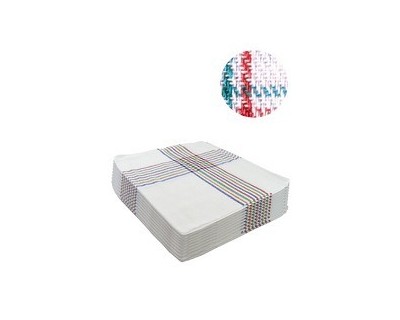 PACK PAÑO COCINA SARGA 45X45 CM BLANCO 12 UNIDADES