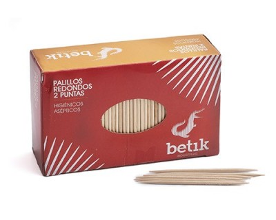 CAJA PALILLOS REDONDOS 800 UNIDADES