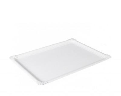 BANDEJA DE CARTON BLANCO 12X19 CM - 50 UNIDADES