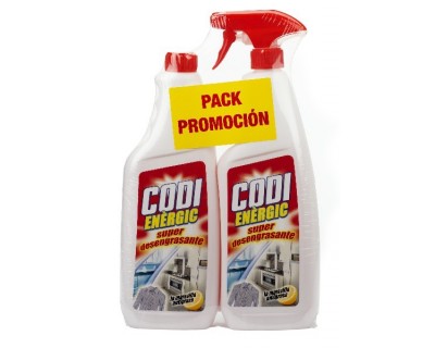 DESENGRASANTE CODI ENERGIC PISTOLA 750 ML + RECAMBIO 750 ML