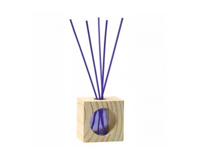 MIKADO CRISTALINAS 30 ML CUBO DE MADERA LAVANDA