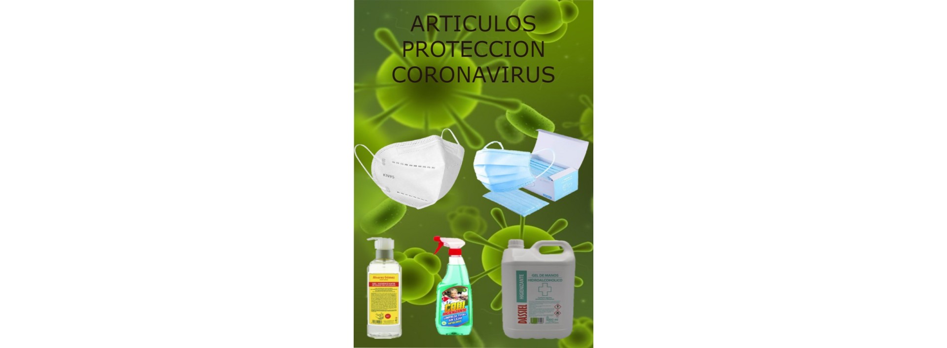 Todo tipo de productos para la protección del coronavirus en galisl.com Tu web de la Hostelería